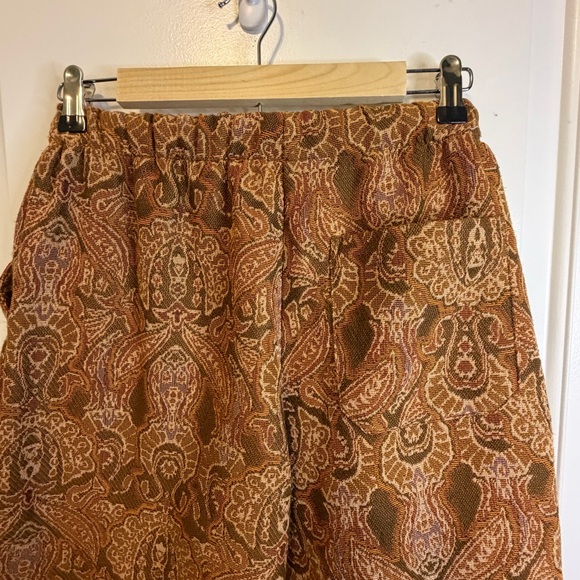 Urban Outfitters Jacquard Beach Pant Retro 70s Vintage Inspired Argyle Print - Picture 4 of 9